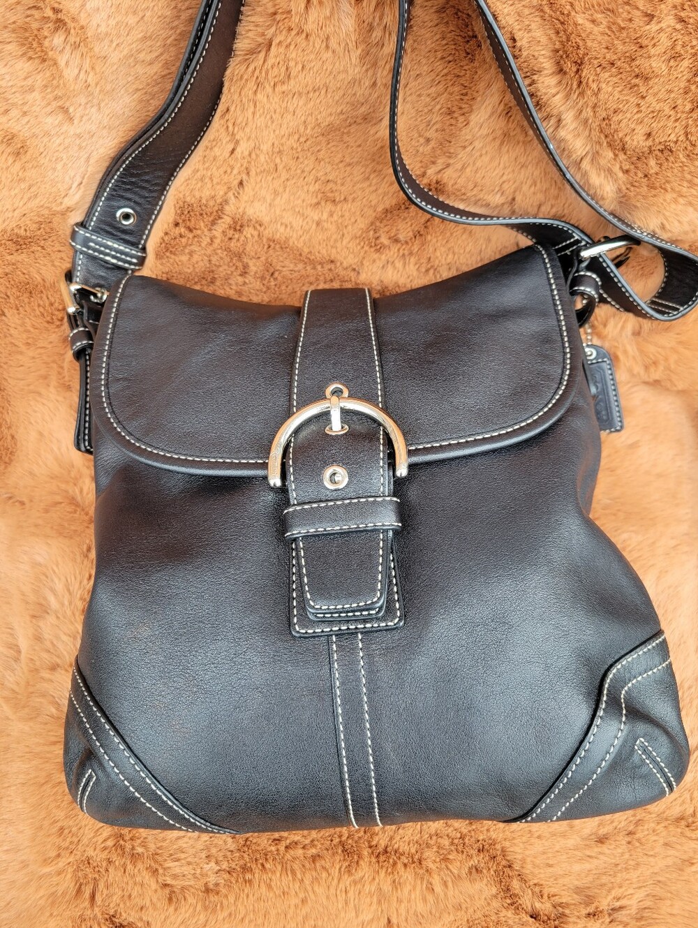 Vintage Y2K Coach Soho Flap Crossbody/Shoulder Bag - Picture 15 of 15